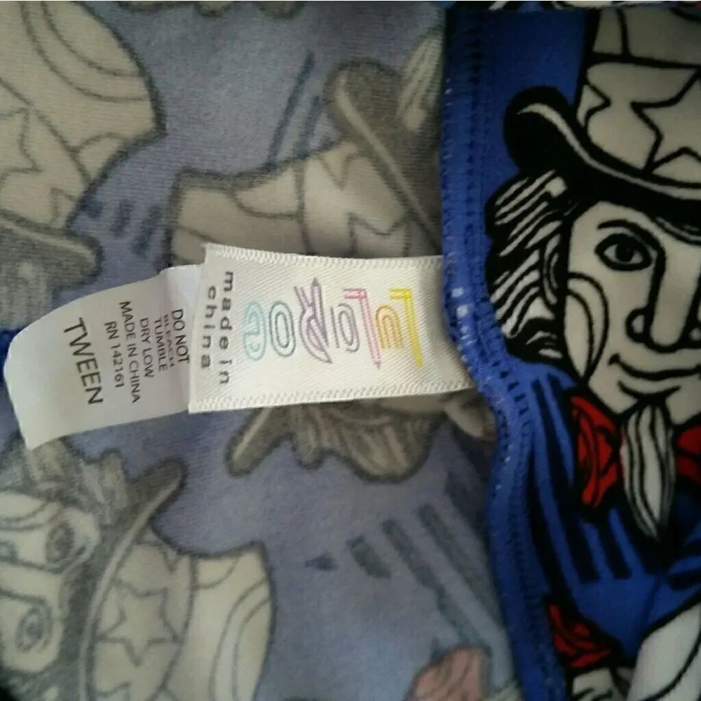 Lularoe Uncle Sam Leggings  - Picture 3 of 4